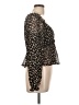 Mi ami 100% Polyester Black Long Sleeve Blouse Size L - photo 4