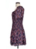 Parker 100% Polyester Floral Blue Casual Dress Size L - photo 5