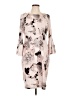 Calvin Klein Print Tan Cocktail Dress Size 12 - photo 1