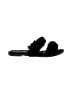 Sam Edelman 100% Faux Fur Black Sandals Size 8 - photo 1