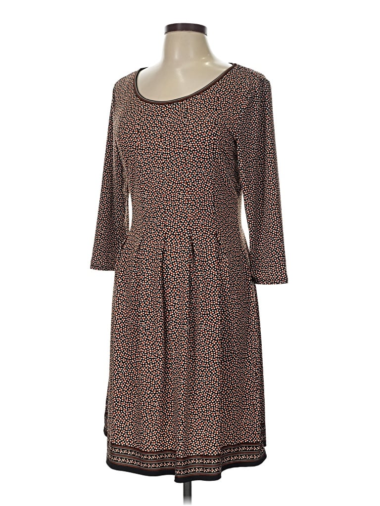 Pre-owned Max Studio Casual Dress In Brown