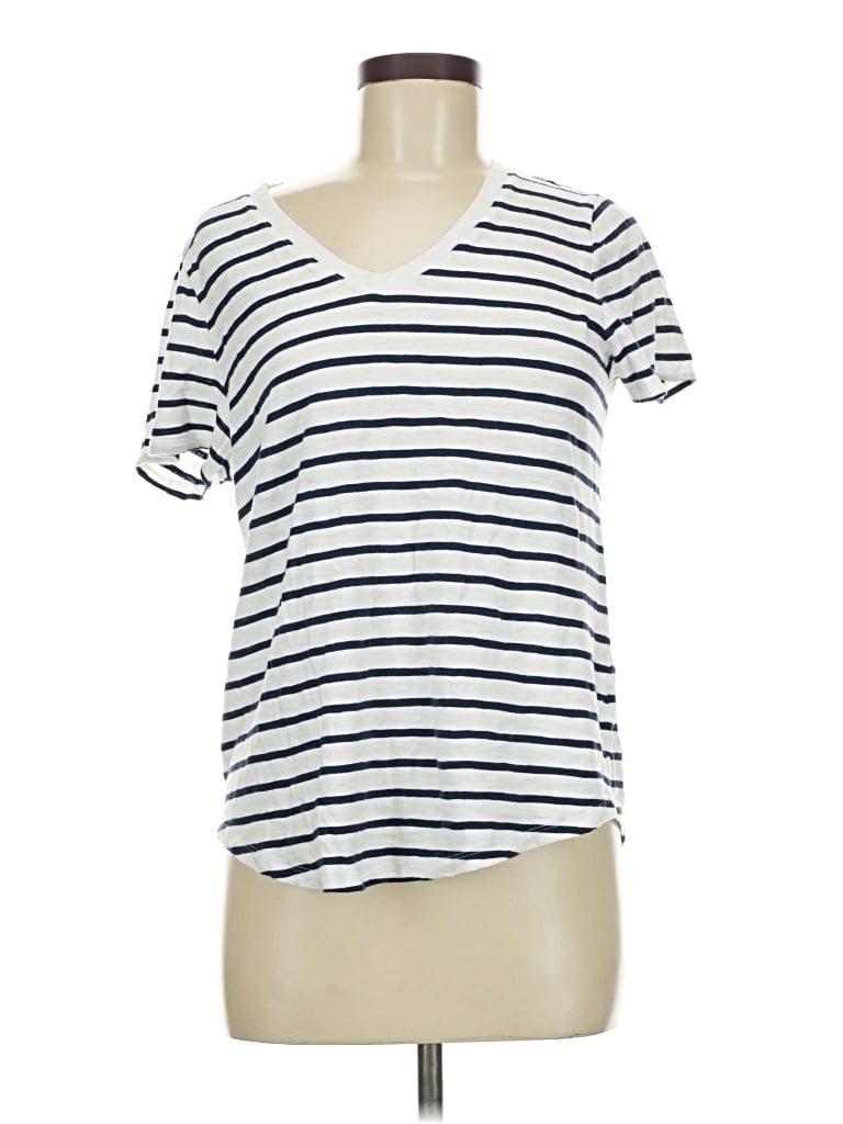 Pre-owned Old Navy Short Sleeve T-shirt In White