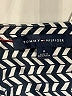 Tommy Hilfiger Chevron-herringbone Blue Long Sleeve Blouse Size M - photo 7