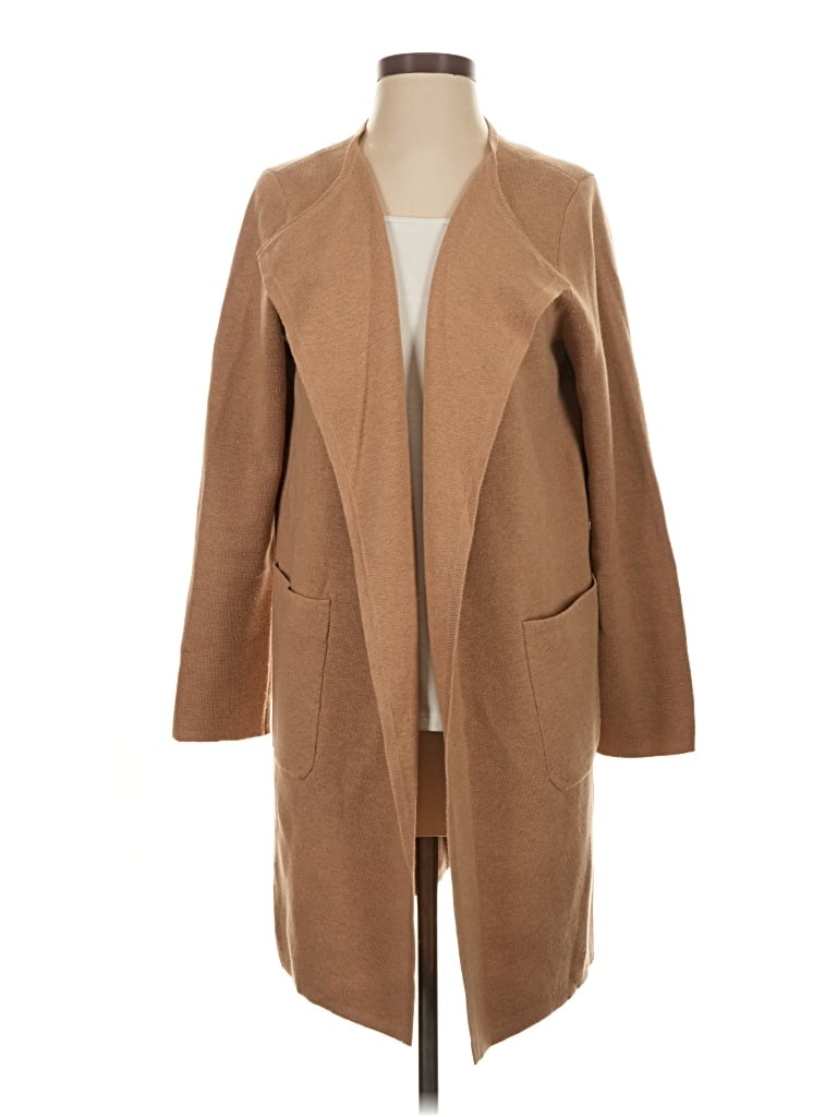 Pre-owned Jcrew Cardigan Sweater In Tan