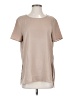 Lord & Taylor 100% Polyester Tan Short Sleeve T-Shirt Size M - photo 1