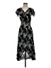 gef Floral Black Casual Dress Size S - photo 1