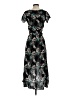 gef Floral Black Casual Dress Size S - photo 2