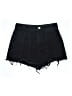 Shein Black Denim Shorts Size 2 - photo 1