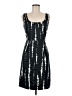 Ann Taylor Graphic Black Cocktail Dress Size 6 - photo 1