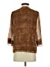 Coldwater Creek 100% Polyester Brown 3/4 Sleeve Blouse Size S (petite) - photo 2