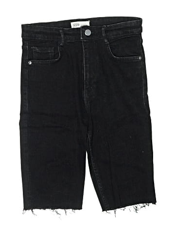 Zara TRF Denim Shorts (view 1)