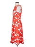 Ouges Graphic Orange Casual Dress Size M - photo 5
