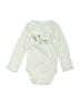 Carter's Gray Long Sleeve Onesie Size Newborn - photo 1