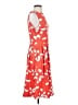 Ouges Graphic Orange Casual Dress Size M - photo 4