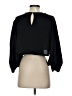 AaKaa 100% Polyester Black 3/4 Sleeve Blouse Size S - photo 2