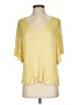 Vince. Yellow Short Sleeve Blouse Size S - photo 1