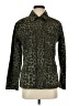 Good American 100% Cotton Animal Print Green Jacket Size XS (0) - photo 1