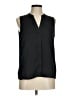 Banana Republic 100% Polyester Black Sleeveless Blouse Size M - photo 1