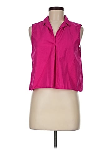 Banana Republic Factory Store Sleeveless Button-Down Shirt (view 1)