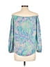 Lilly Pulitzer Blue Green Long Sleeve Blouse Size M (estimated) - photo 2
