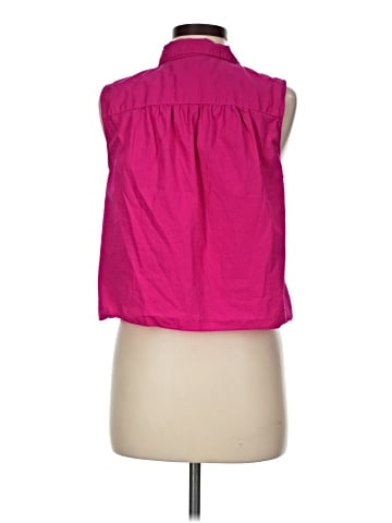 Banana Republic Factory Store Sleeveless Button-Down Shirt (view 2)