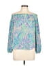 Lilly Pulitzer Blue Green Long Sleeve Blouse Size M (estimated) - photo 1