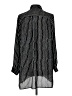 Ellen Weaver 100% Polyester Stripes Black 3/4 Sleeve Blouse Size L - photo 2