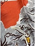 Céline 100% Silk Graphic Orange Brown Silk Scarf One size - photo 5