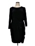DKNY Solid Black Cocktail Dress Size XL - photo 1