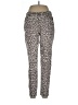 Nine West Animal Print Gray Jeggings Size 12 - photo 1