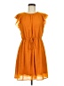 H&M 100% Polyester Orange Casual Dress Size 8 - photo 1