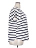 retrology Stripes White Short Sleeve Top Size 2X - photo 4
