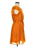 H&M 100% Polyester Orange Casual Dress Size 8 - photo 4