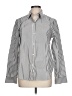 Chaps Stripes Silver Long Sleeve Button-Down Shirt Size L - photo 1