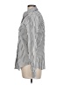 Chaps Stripes Silver Long Sleeve Button-Down Shirt Size L - photo 5