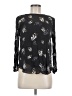 Witchery 100% Viscose Black 3/4 Sleeve Blouse Size 8 - photo 1