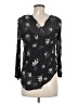 Witchery 100% Viscose Black 3/4 Sleeve Blouse Size 8 - photo 2