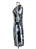 Komarov Metallic Silver Blue Cocktail Dress Size M - photo 5