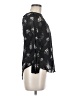 Witchery 100% Viscose Black 3/4 Sleeve Blouse Size 8 - photo 4