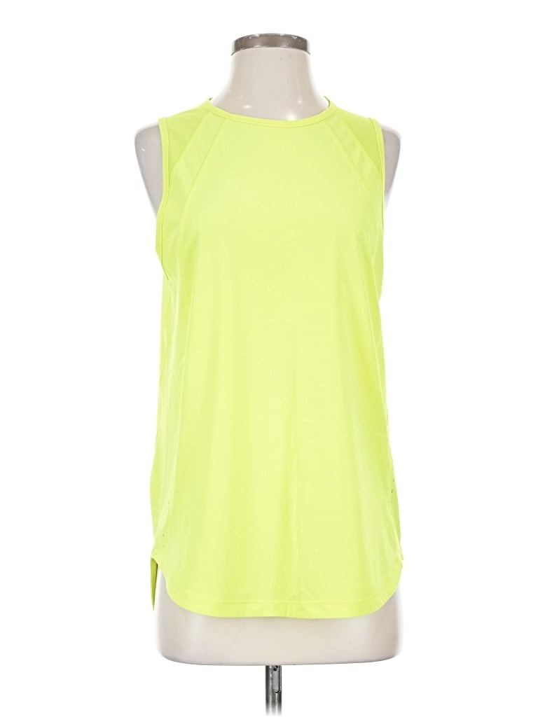 Pre-owned Lululemon Athletica Sleeveless T-shirt In Yellow