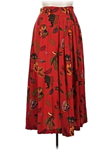 Linda Allard Ellen Tracy Silk Skirt (view 1)