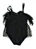 Unbranded 100% Polyester Polka Dots Black One Piece Swimsuit Size L/0X - photo 2