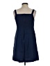 Theory Solid Blue Casual Dress Size 4 - photo 2