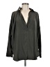 Vince. 100% Silk Gray Long Sleeve Silk Top Size M - photo 1