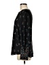 Ann Taylor LOFT 100% Polyester Black Long Sleeve Blouse Size M - photo 5