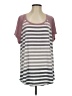 Assorted Brands Stripes Pink Short Sleeve T-Shirt Size 2 - photo 1