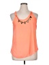 rue21 100% Polyester Orange Sleeveless Blouse Size XL - photo 1