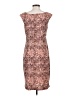 Connected Apparel Print Brown Cocktail Dress Size 8 - photo 2