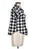 Shein 100% Polyester Checkered-gingham Black Short Sleeve Blouse Size L - photo 4