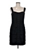 BCBGeneration 100% Polyester Chevron-herringbone Black Cocktail Dress Size 8 - photo 1